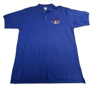 Walt Disney World polo shirt Men's size‎ Large blue